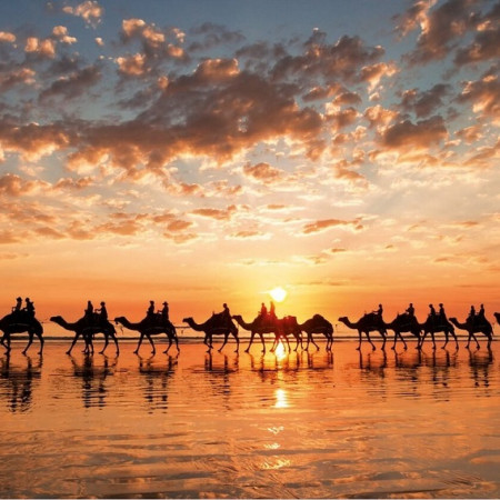 Zlatý západ slnka, Austrália