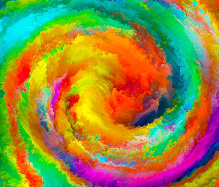 Puzzle - Enjoy - Farebná špirála