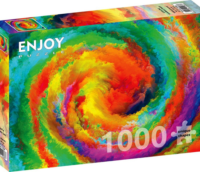 Puzzle - Enjoy - Farebná špirála