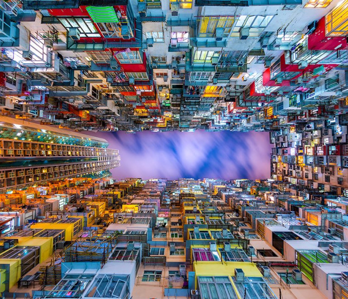 Puzzle - Enjoy - Hong Kong – Casă colorată