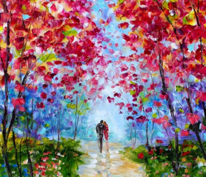 Puzzle - Enjoy - Plimbare primăvăratică printre flori