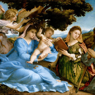 Madona so svätou Katarínou a Tomášom