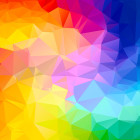 Puzzle - Enjoy - Polygonálna farebná špirála