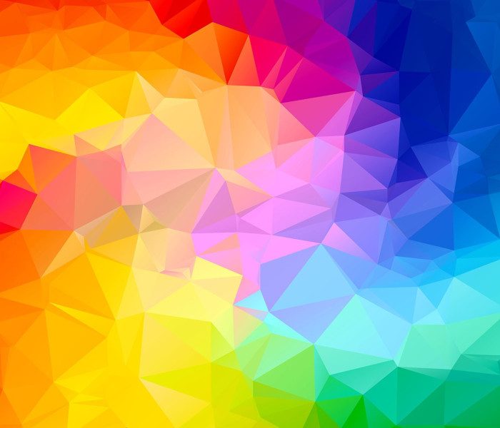 Puzzle - Enjoy - Polygonálna farebná špirála