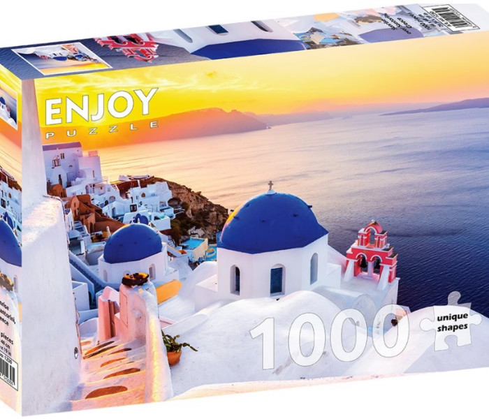 Puzzle - Enjoy - Východ slnka nad Santorini