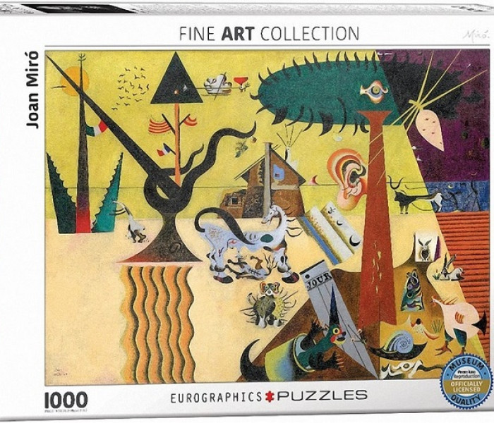 Puzzle - Eurographics - Joan Miro - Oborané