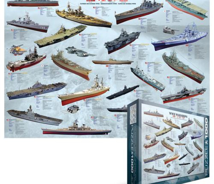Puzzle - Eurographics - Válečné lodě