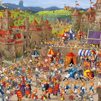 Králičie turnaje - Triangular puzzle