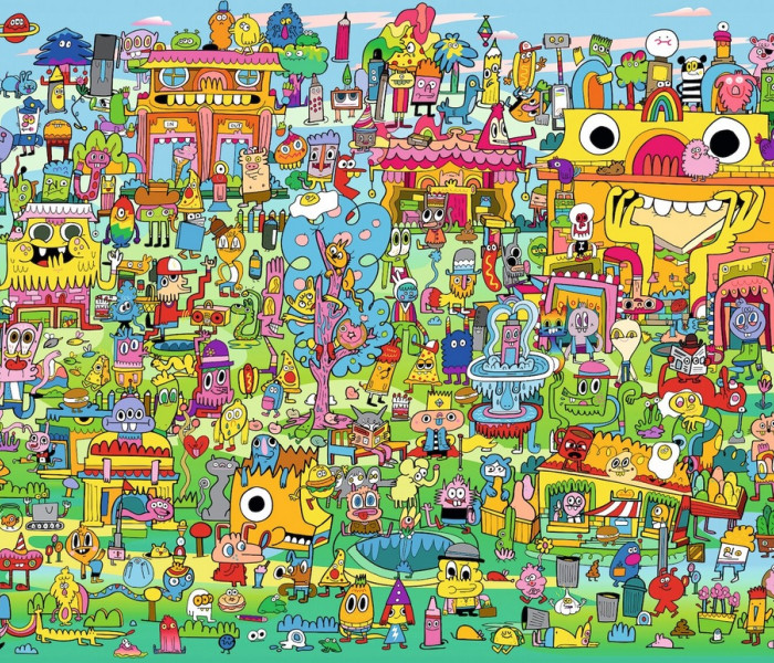 Puzzle - Heye - Festett falu