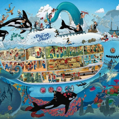 Podmorská zábava - Triangular puzzle