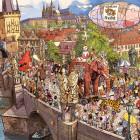 Puzzle - Heye - Pouličná slávnosť - Triangular puzzle