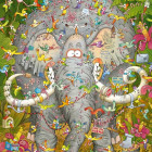 Puzzle - Heye - Sloní život - Triangular puzzle