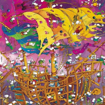 Záchrana lode - Triangular puzzle