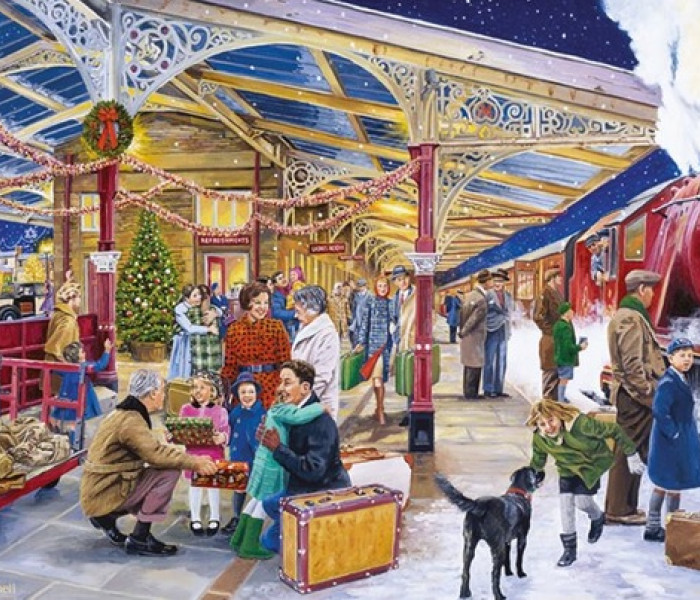 Puzzle - Falcon - Domov na Vianoce