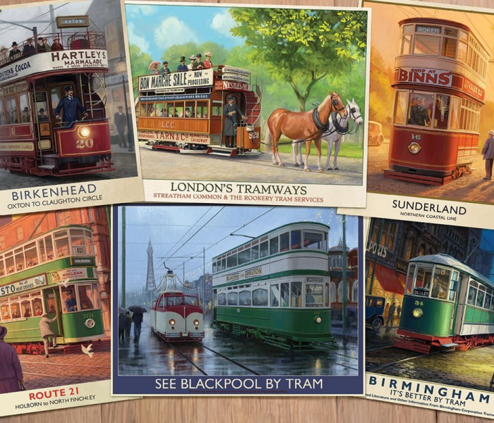 Puzzle - Falcon - Historické električky