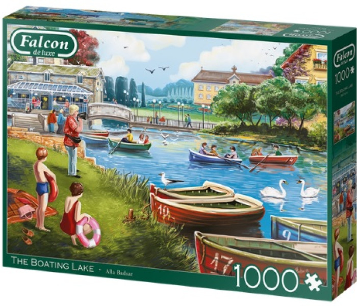 Puzzle - Falcon - Jazero s loďkami