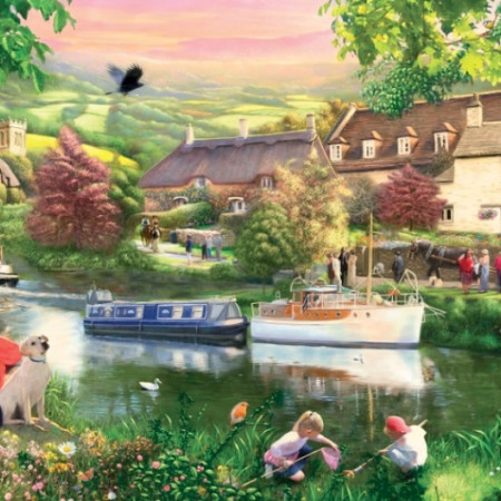 Letná pohoda u jazera