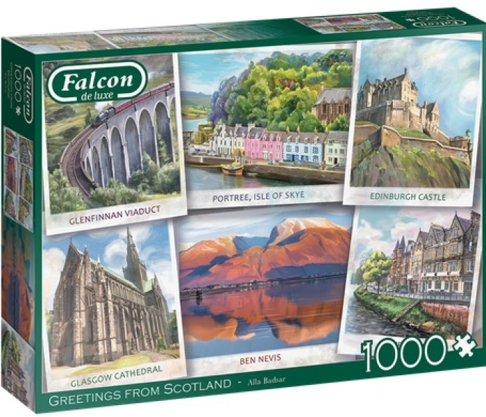 Puzzle - Falcon - Pozdravy zo Škótska