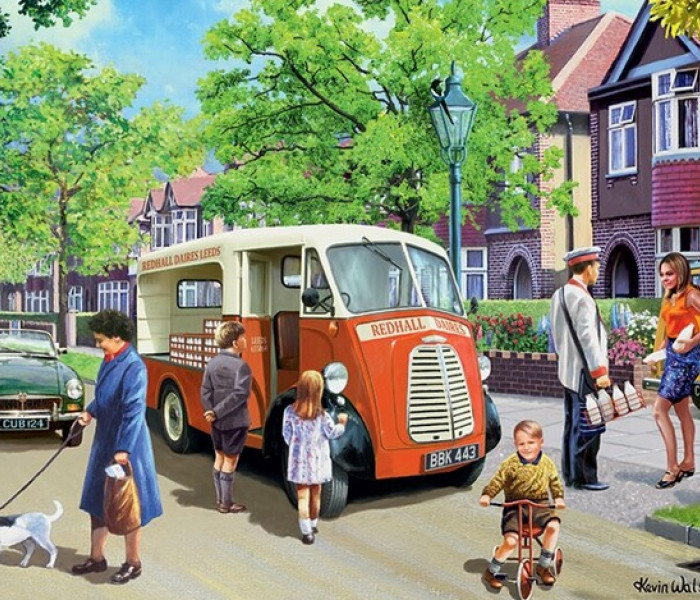 Puzzle - Falcon - Rozvoz mlieka