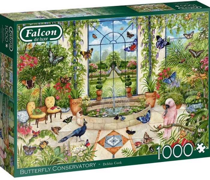 Puzzle - Falcon - Skleník plný motýľov