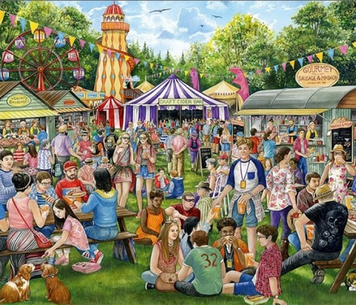 Puzzle - Falcon - Slavnost klobás a cideru