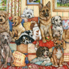 Puzzle - Falcon - Zhromaždenie na gauči