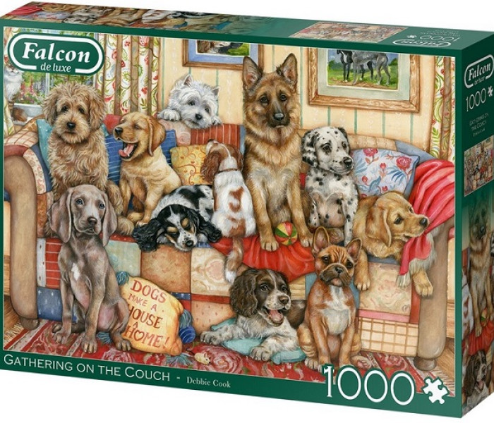 Puzzle - Falcon - Zhromaždenie na gauči