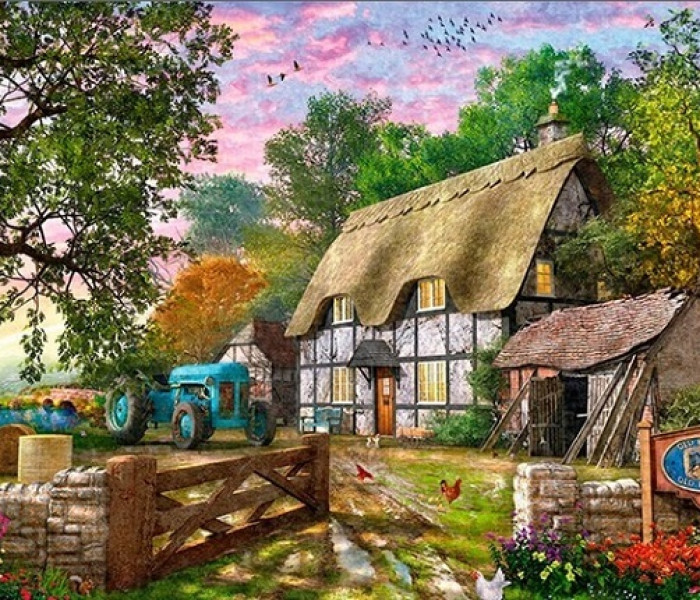 Puzzle - Jumbo - Farmárský domček