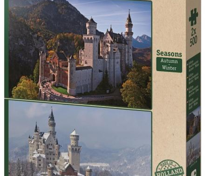 Puzzle - Jumbo - Neuschwanstein - jeseň / zima