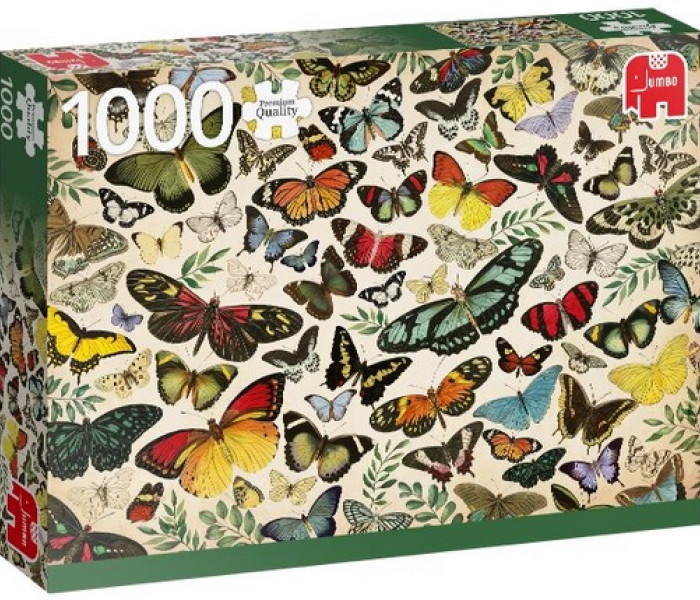 Puzzle - Jumbo - Plagát - motýle