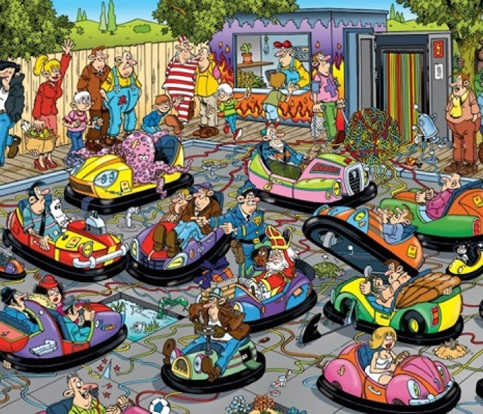 Puzzle - Jumbo - Pouť - autodrom