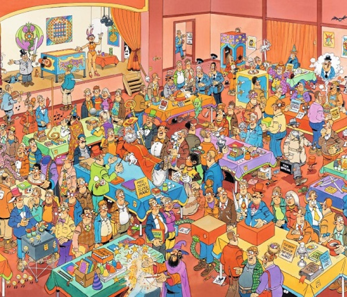 Puzzle - Jumbo - Varázsok vására