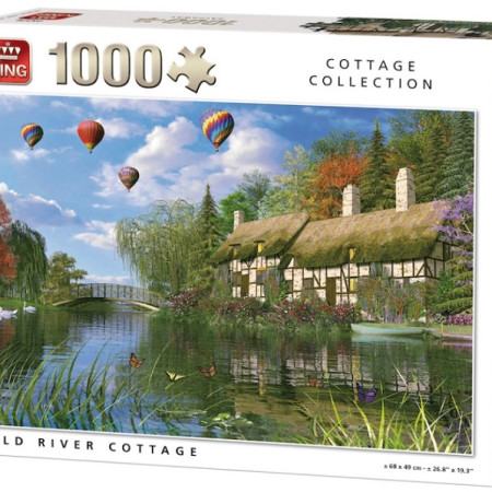 Starý domček u rieky