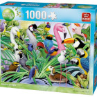 Puzzle - King - Păsări uimitoare