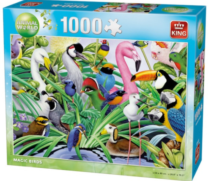 Puzzle - King - Păsări uimitoare