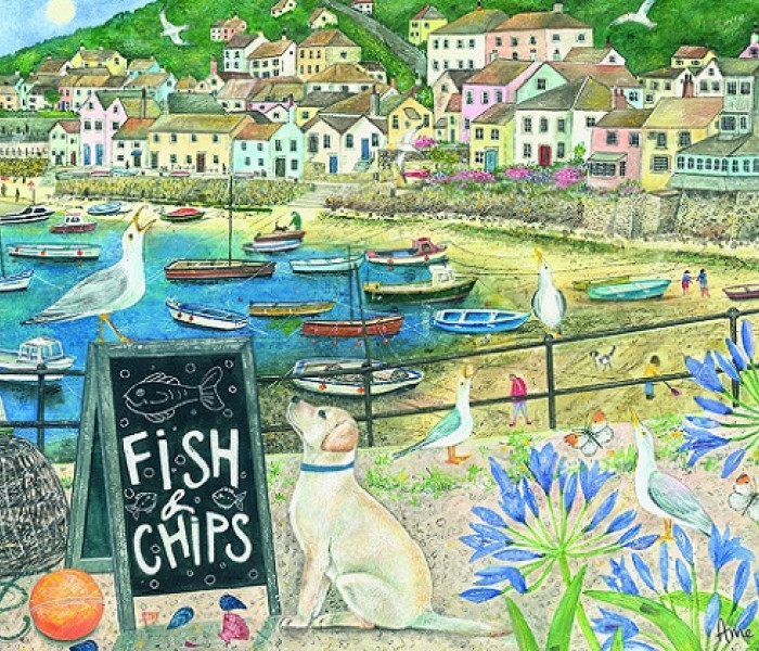 Puzzle - Otter House - Fish and chips