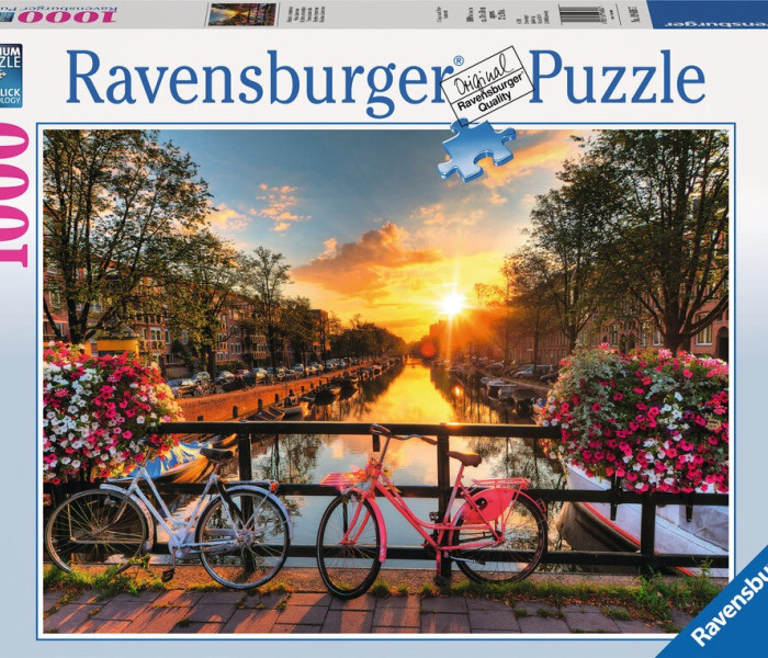 Puzzle - Ravensburger - Bicykel v Amsterdame