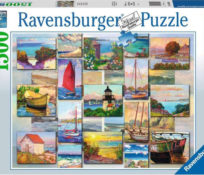 Puzzle - Ravensburger - Koláž pobrežia