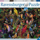 Puzzle - Ravensburger - Maľovaný vtáci
