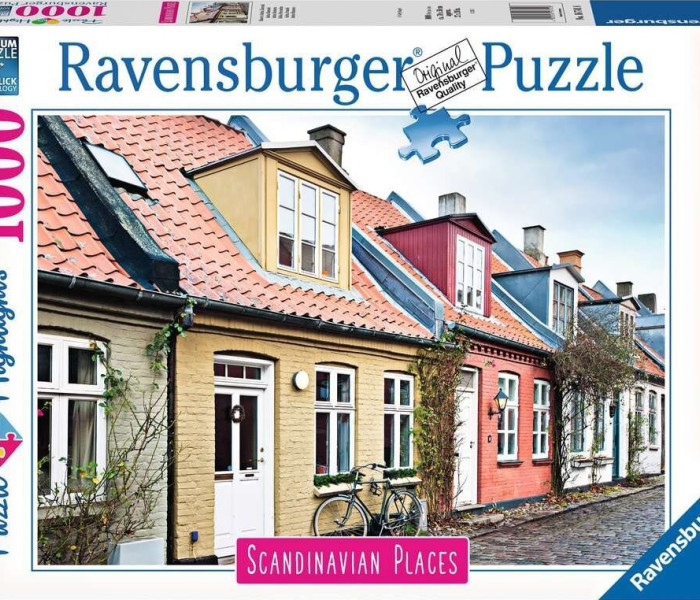 Puzzle - Ravensburger - Škandinávia Aarhus,Dánsko