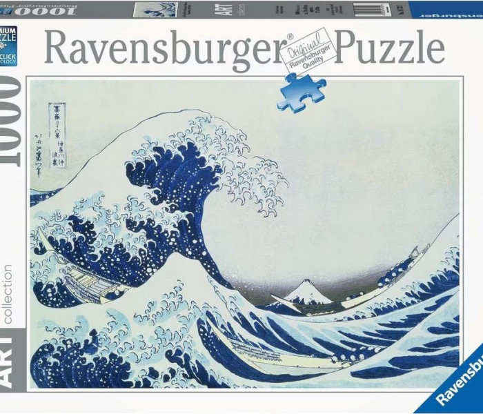 Puzzle - Ravensburger - Veľká vlna pri pobreží Kanagawy