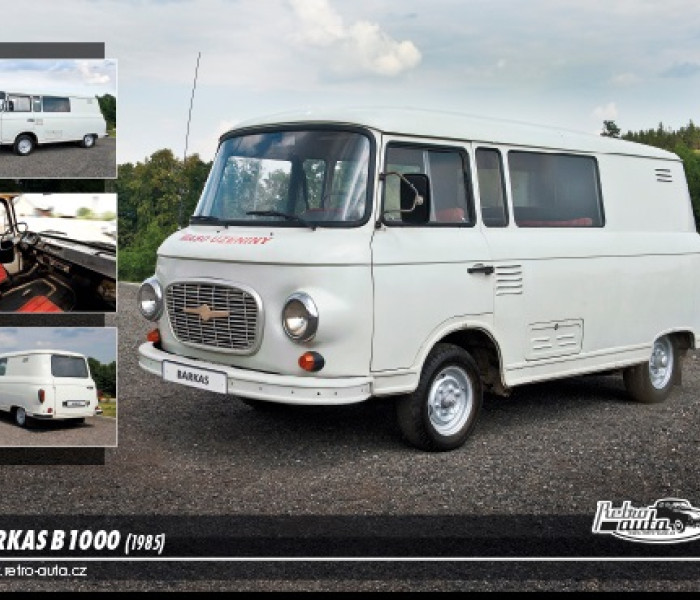 Puzzle - Retro-auta - Barkas B 1000 (1985)