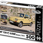 Puzzle - Retro-auta - Fiat 126 P/650E (1987)