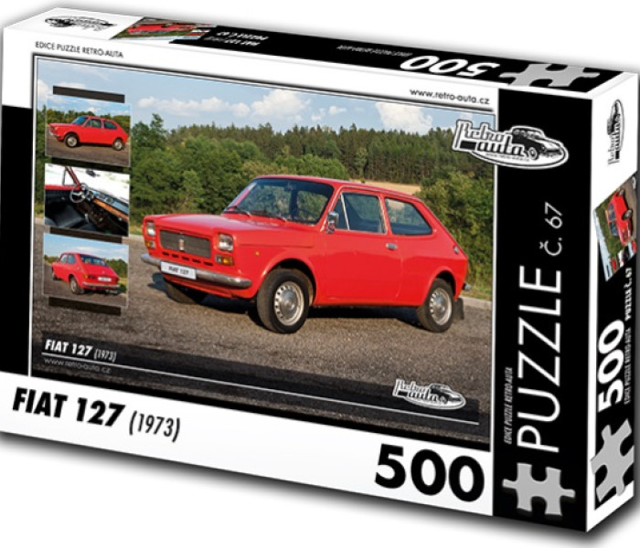 Puzzle - Retro-auta - Fiat 127 (1973)