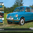 Puzzle - Retro-auta - Fiat 600 D (1964)