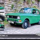 Puzzle - Retro-auta - Moskvič 140 (1980)