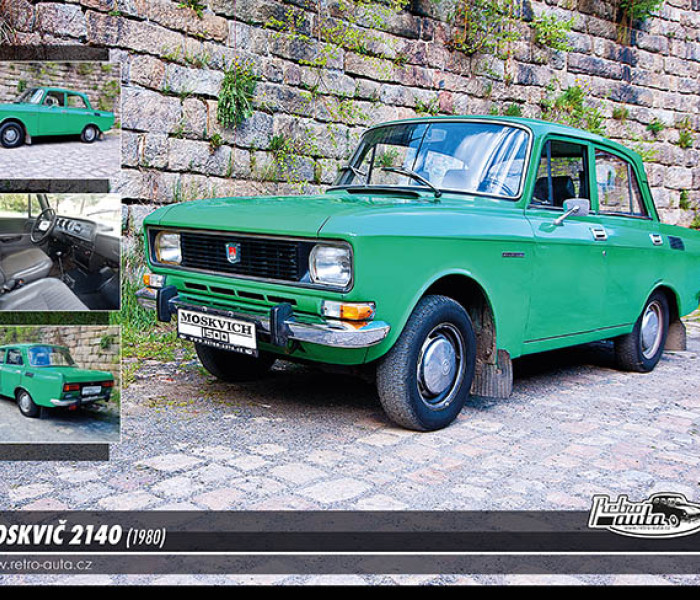 Puzzle - Retro-auta - Moskvič 140 (1980)