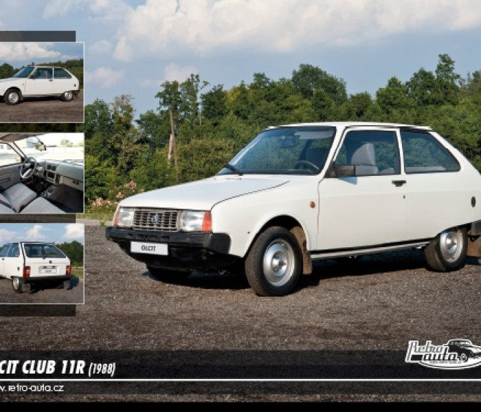 Puzzle - Retro-auta - Oltcit Club 11R (1988)
