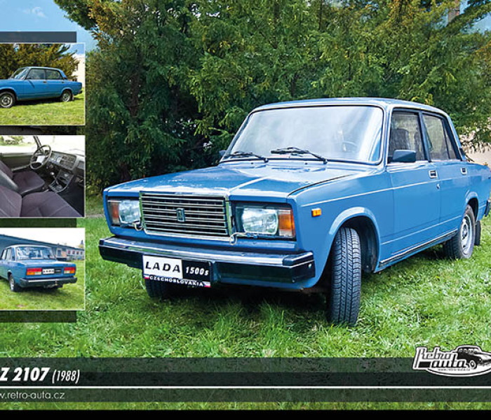 Puzzle - Retro-auta - Puzzle VAZ 2107 (1988)