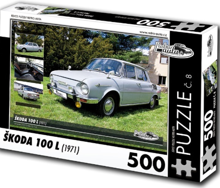 Puzzle - Retro-auta - Škoda 100 L (1971)